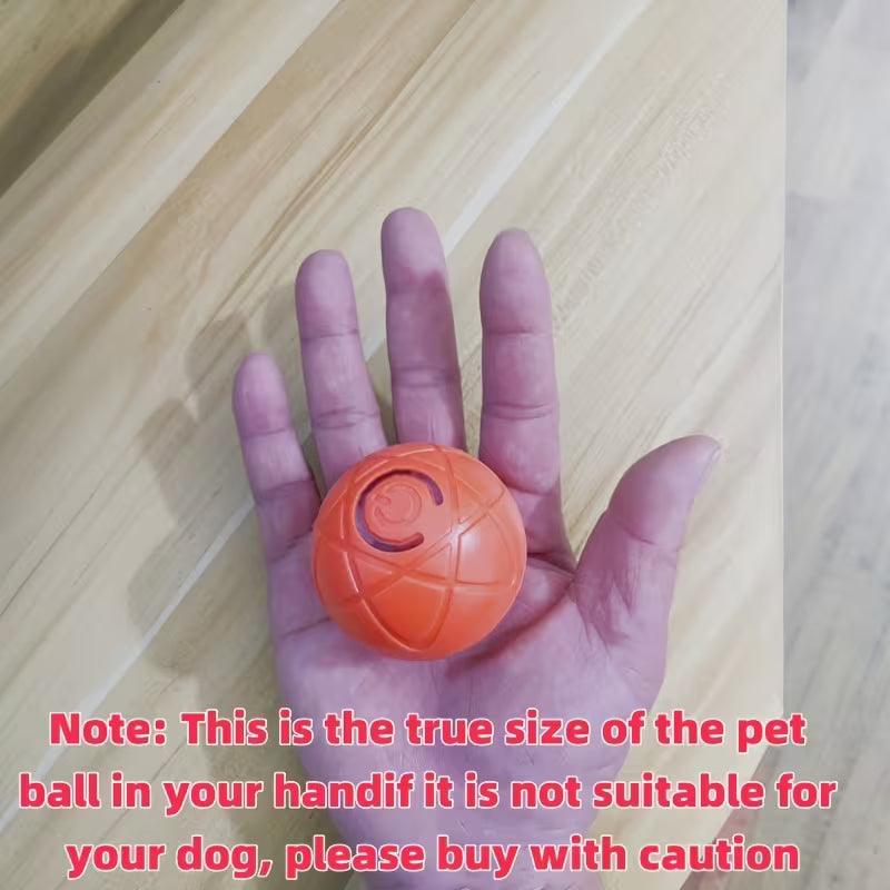 Smart Dog Toy Ball] USB Rechargeable Interactive 4th Generation Smart Dog Toy Ball | Automatic Moving, Geometric Pattern