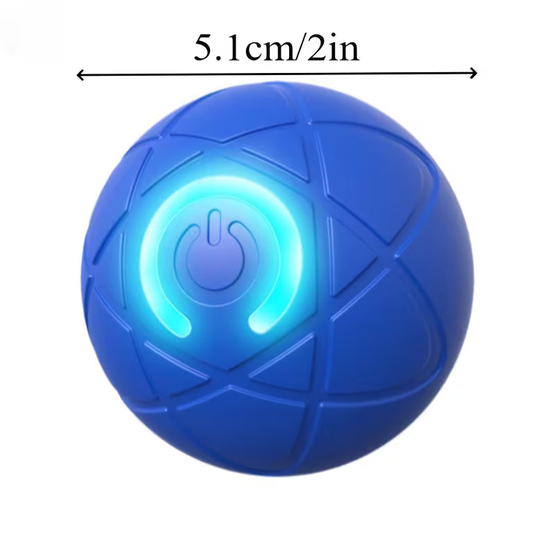 Smart Dog Toy Ball] USB Rechargeable Interactive 4th Generation Smart Dog Toy Ball | Automatic Moving, Geometric Pattern